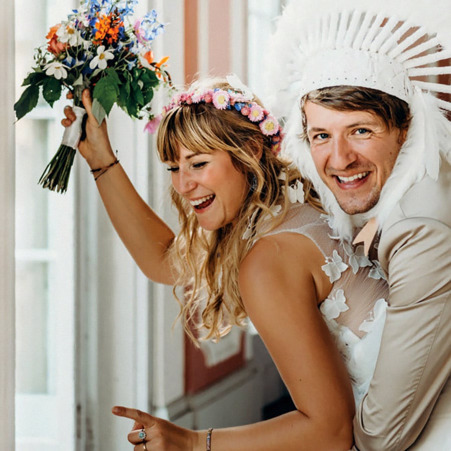 Press - Marry Mag: Blumen-Federn-Spitzen